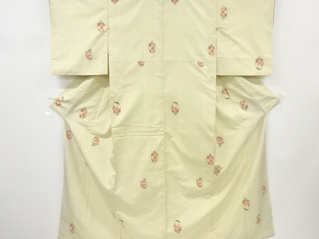 JAPANESE KIMONO / ANTIQUE KIMONO / SILK / HAND WOVEN TSUMUGI / TEA CADDIES